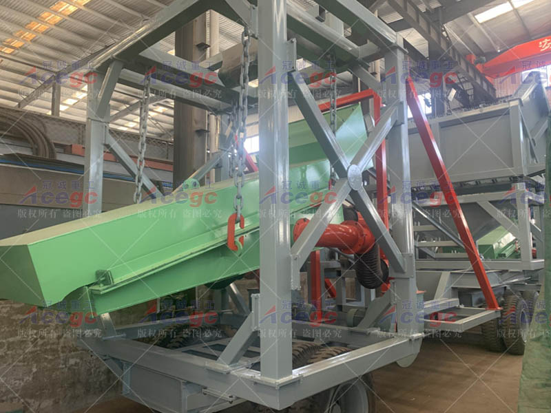 150方移動式砂金干選機(jī)